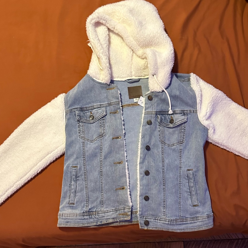 Sherpa and Jean Jacket NWT